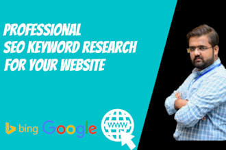 do professional SEO keyword research for your websites