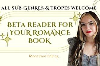beta read your romance novel