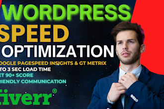 do wordpress speed optimization, improve pagespeed insights