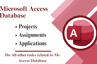 do your any task related to microsoft access