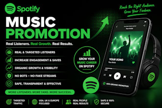 spotify promotion and spotify music promotion with social marketing