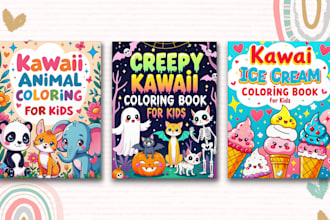create kids coloring book for amzon kdp