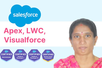 be your salesforce developer for apex, visualforce, lightning