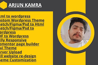 convert html to wordpress or custom wordpress theme