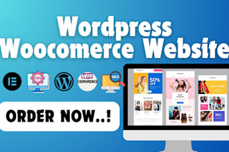 build wordpress ecommerce website with SEO optimization