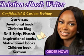 ghostwrite your christian ebook, daily devotion, or sermon for amazon KDP
