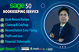 do reconciliation, profit and loss, cleanup and bookkeeping in sage 50