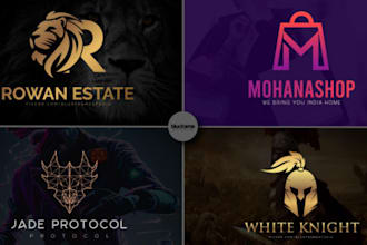 do minimalist logo design with brand style guides