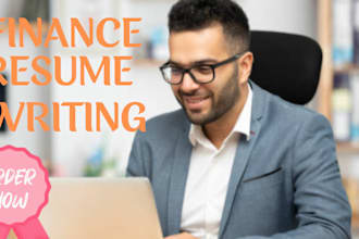 create, rewrite, optimize your banking, finance, investment resume