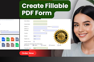 design and create a fillable PDF form or make an editable PDF in adobe acrobat