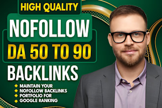 do high quality off page SEO nofollow backlinks link building service