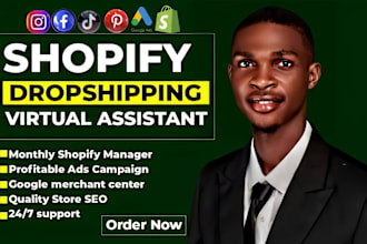 boost shopify dropshipping marketing,shopify virtual assistant, shopify manager