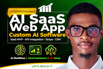 build ai saas web app, custom ai software and automation system
