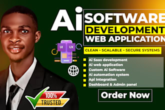 build ai saas web app, custom ai software and automation system