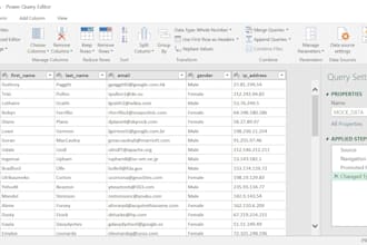 do excel power query analysis