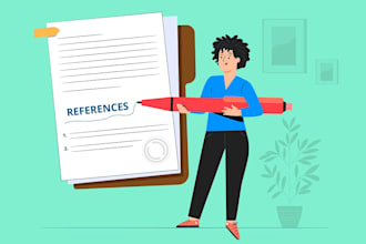 proofread and format apa citations and references