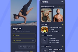 create fitness app gym app fitness website gym website health and fitness app