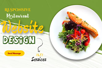design a custom restaurant website with online ordering  reservation system