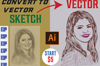 do vector tracing, convert image to vector