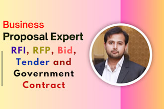make bid, rfp, rfq, tender and winning proposal writer