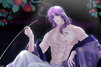 draw fanart, vtuber, anime, manhwa sfw, nsfw illustration