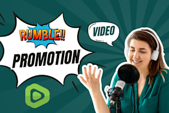 do organic rumble video promotion rumble organic followers