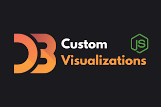 create a custom graph visualization using d3