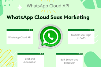 develop whatsapp bulk sender using cloud api