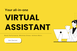 be your professional virtual administrative assistant