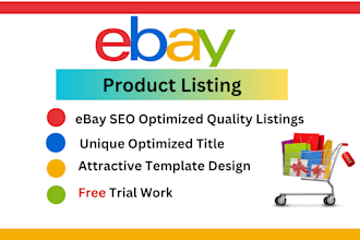 do ebay listing, ebay product listing, ebay SEO, ebay product lister