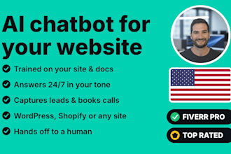 build a custom ai chatbot for your website trained on your business data