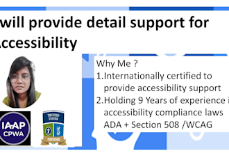 provide detailed accessibility support