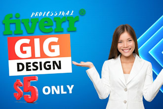 design clickable high quality gig picture, gig thumbnail, fiverr gig image
