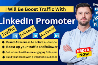 share your post on linkedin social network where I have 50k members