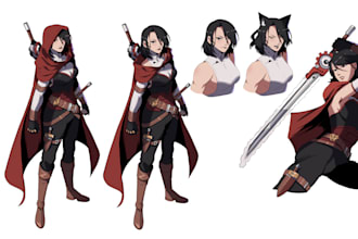 design quality manga comic characters