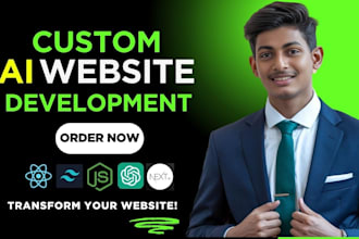 build ai saas website as a full stack developer
