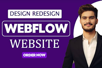 do webflow website design and convert figma to webflow