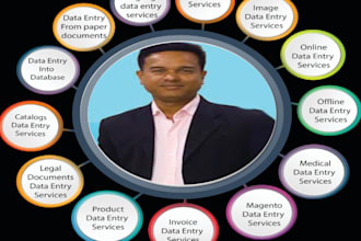 do data entry, copy paste, web research, excel and admin support work