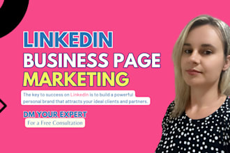 be your linkedin marketing manager