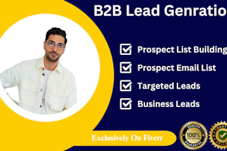do b2b linkedin lead generation and email list building