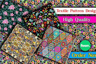 do digital print textile design and textile pattern design