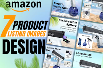 design high converting amazon product listing images and infographics