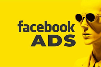 be facebook advertising specialist and run meta ads