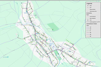 do ftth fttx OSP engineering with arcgis qgis