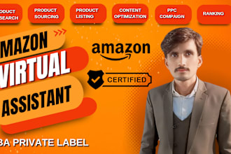 be your amazon fba virtual assistant,amazon store setup