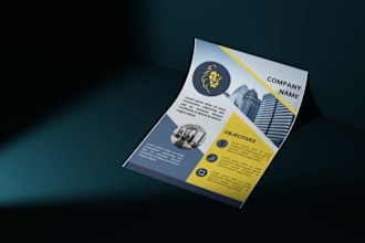 design a flyer, menu, brochure, or postcard