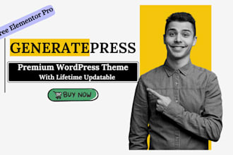 install generatepress premium theme and plugin for wordpress