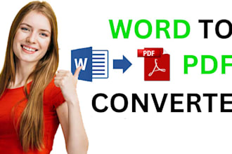convert word to pdf and design