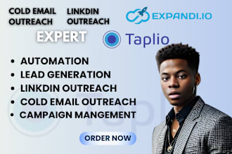do cold email outreach linkedin outreach on expandi io skylead, and taplio