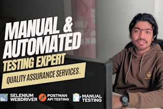 perform manual QA testing and website expert review